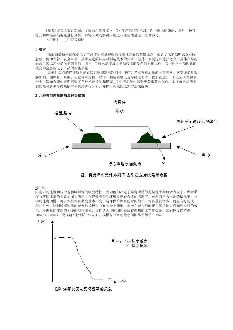 几种SMT焊接缺陷及其解决措施-图