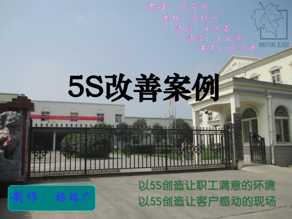 5S改善案例学习资料