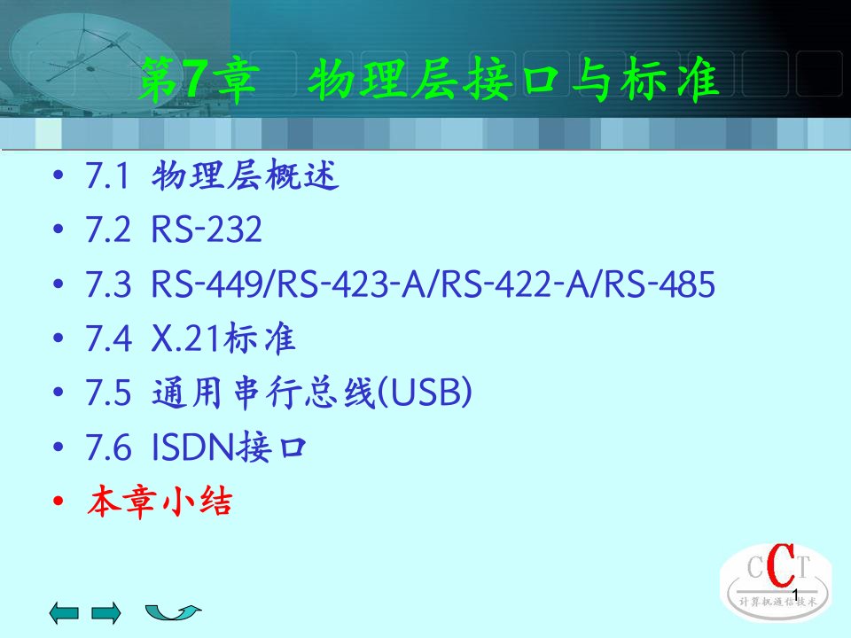 数字通信基础ch7物理层接口及标准