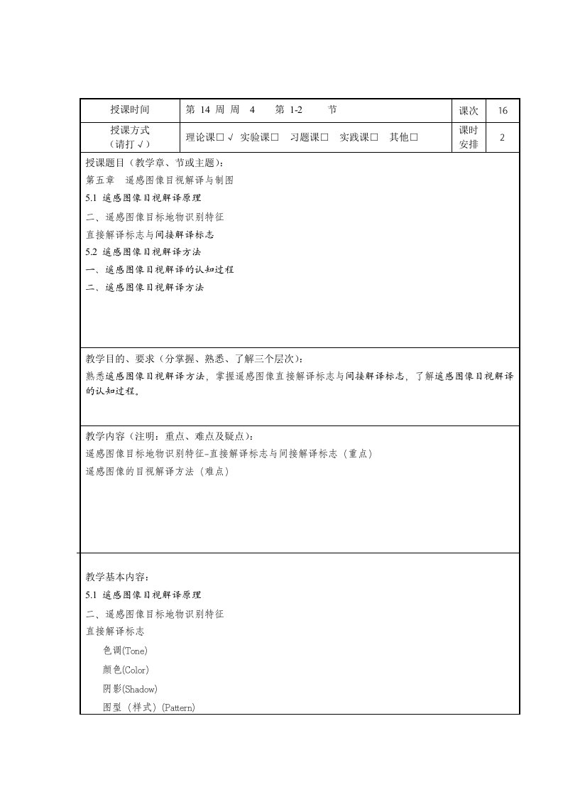 第五章遥感图像目视解译与制图-2