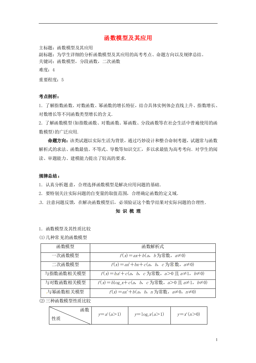 高考数学复习