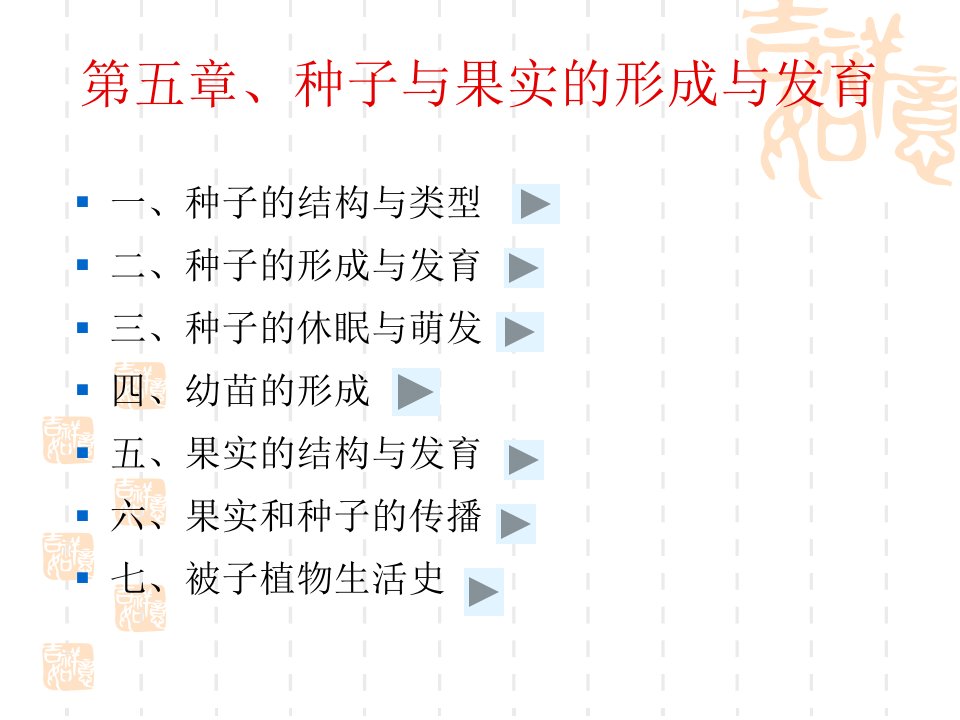 《种子幼苗和果实》PPT课件