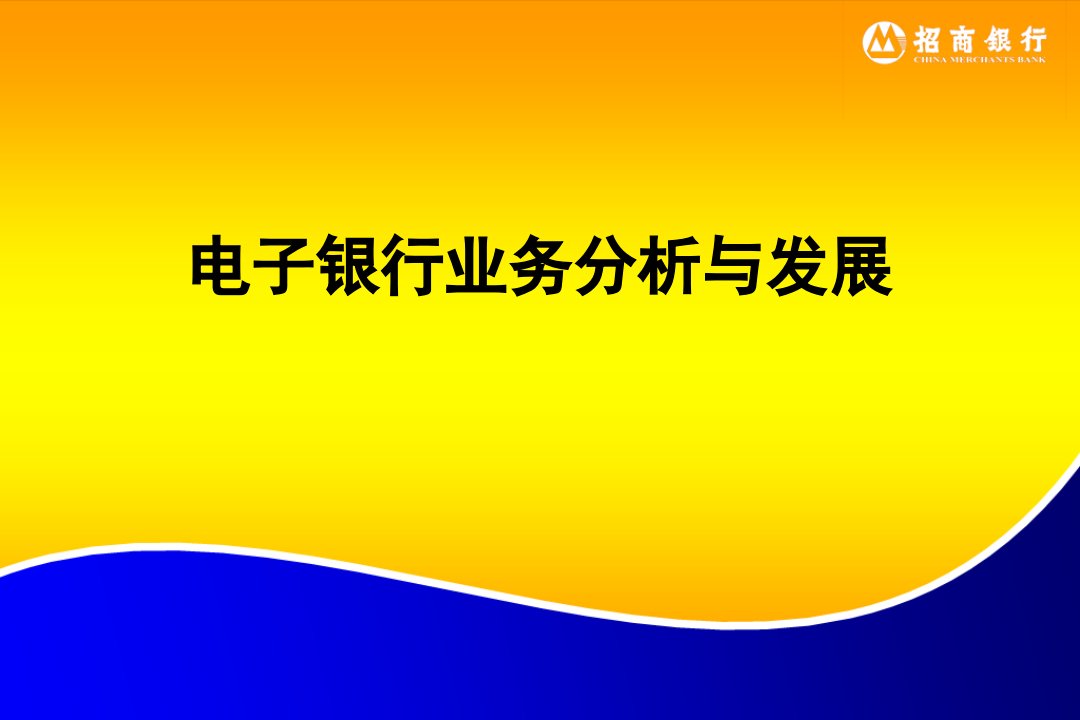 银行讲稿电子银行业务分析与发展