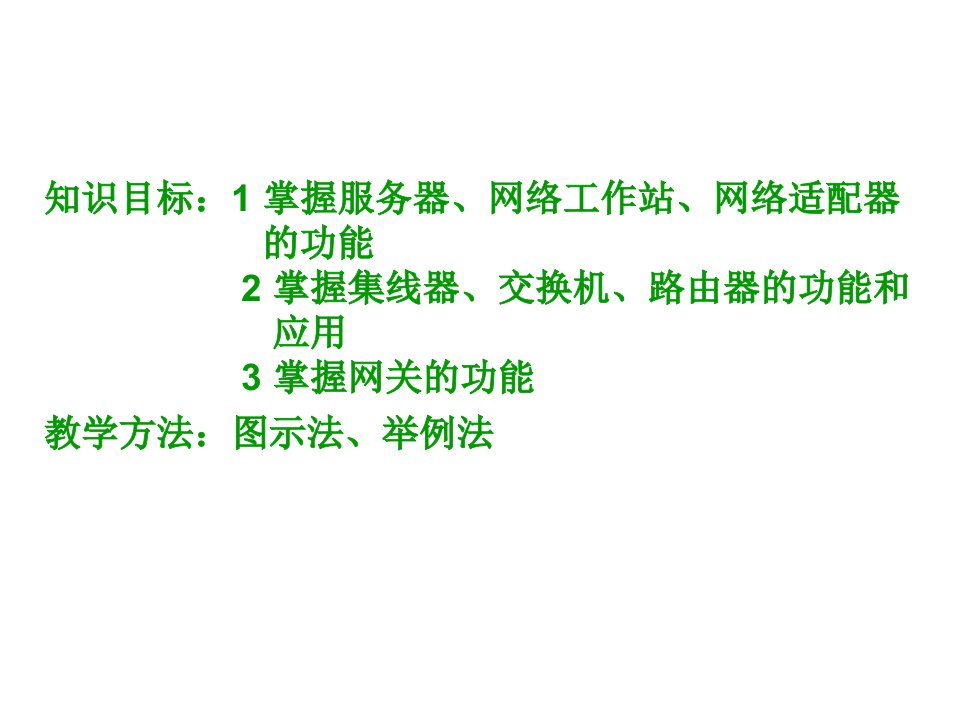 网络工作站网络适配器功能2集线器交换机路由器功能PPT课件