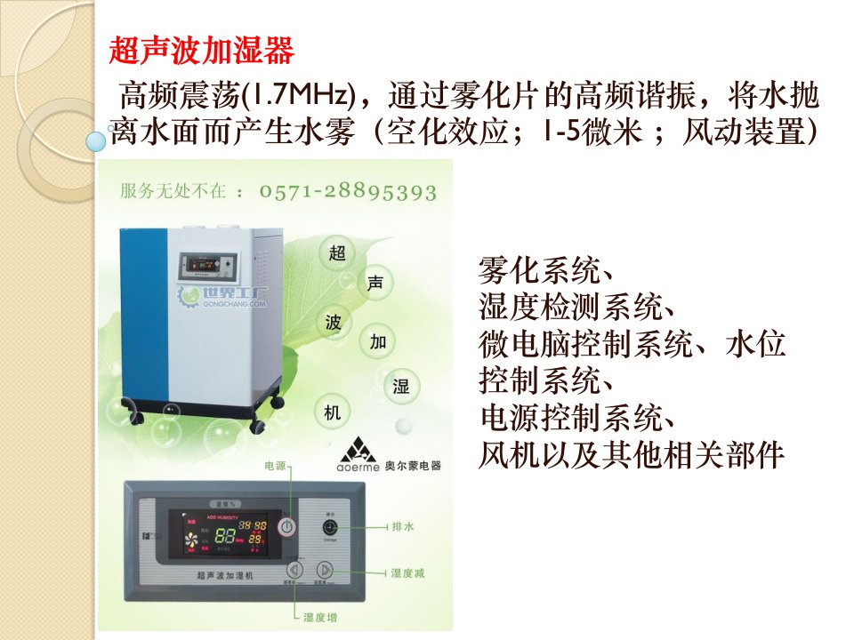 超声波加湿器分组小演讲