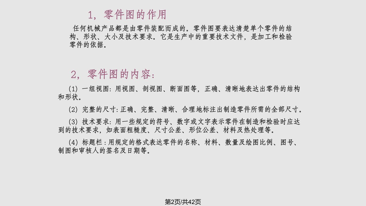 零件图示学习