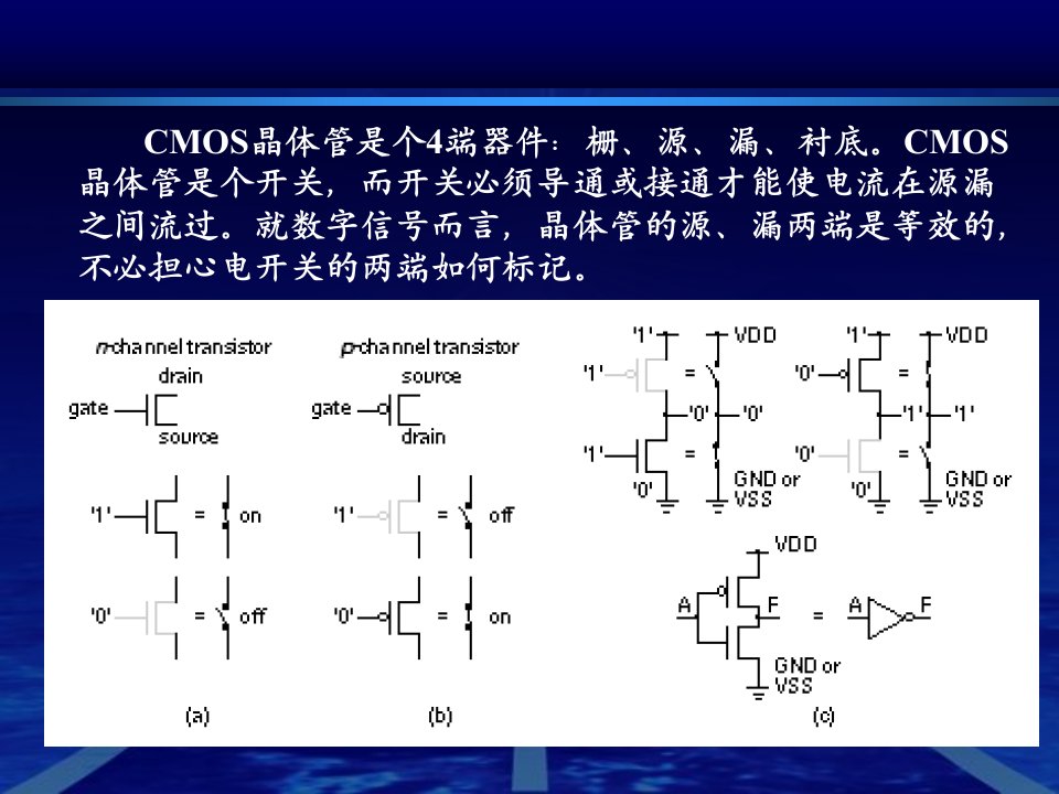 第二章CMOS逻辑