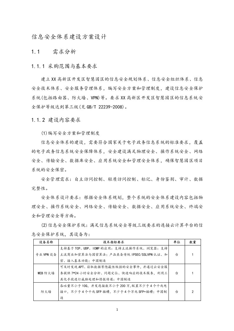 智慧园区信息安全体系建设方案设计