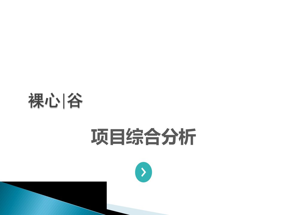 莫干山裸心谷项目分析课件