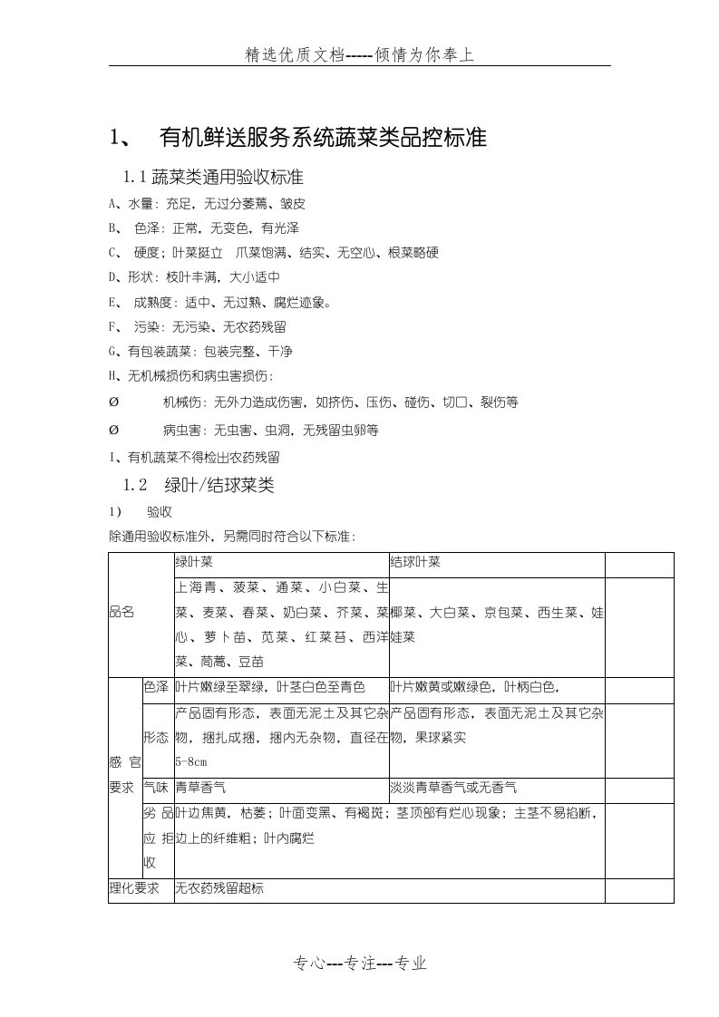 蔬菜商品质量管理控制(共8页)