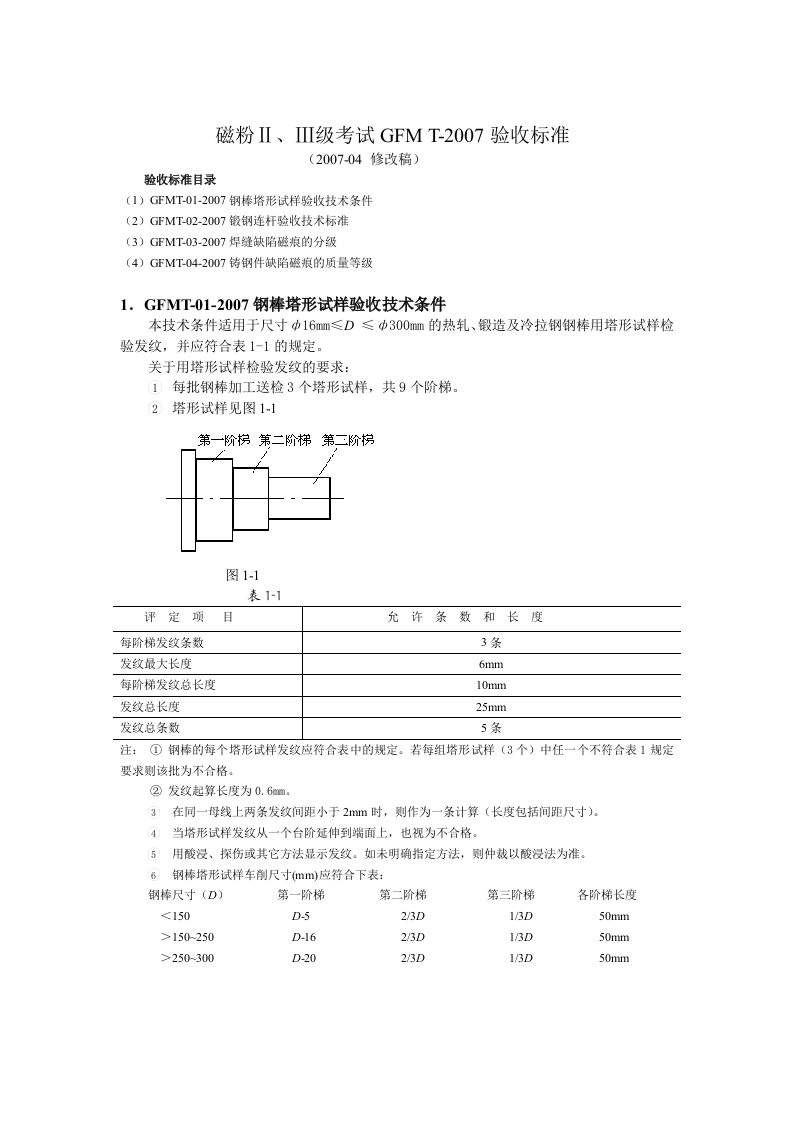 磁粉标准(2007)