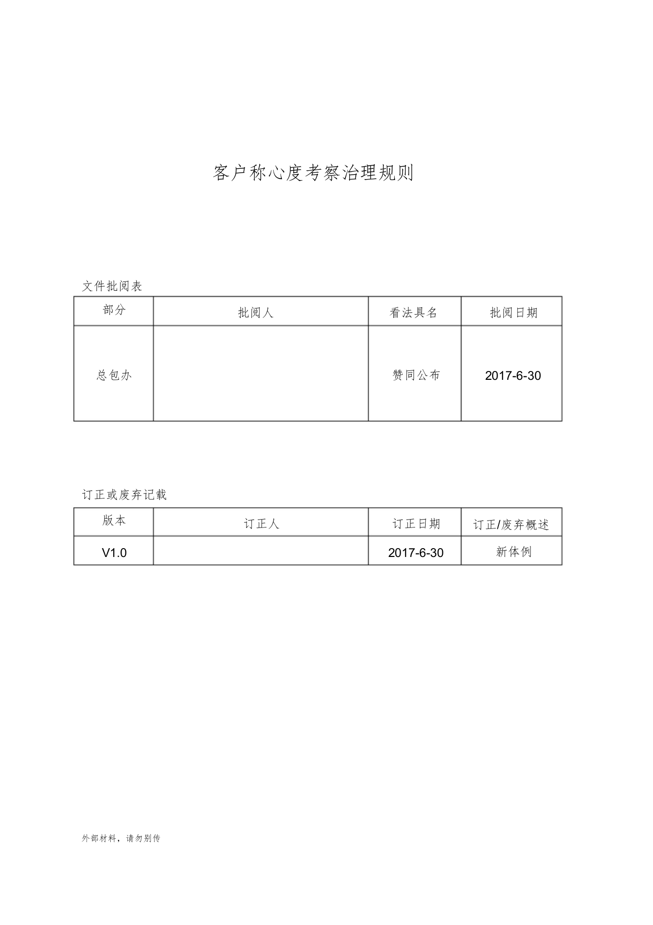 2022客户满意度调查管理规定