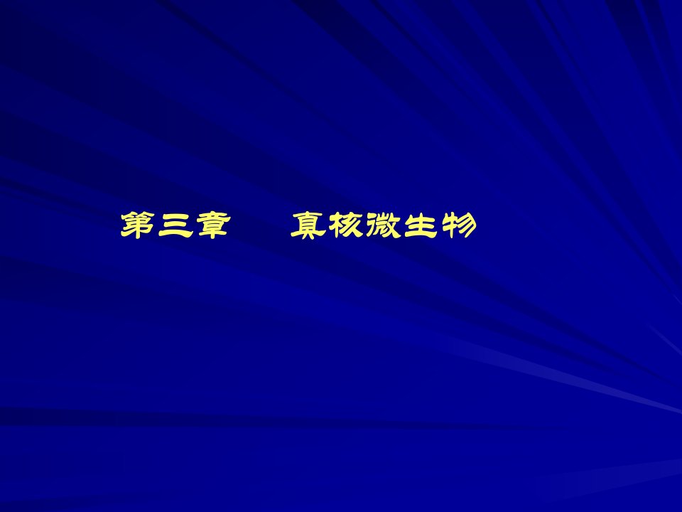 微生物学第三章真核微生物