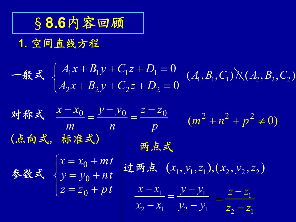 《hou83曲面方程》PPT课件