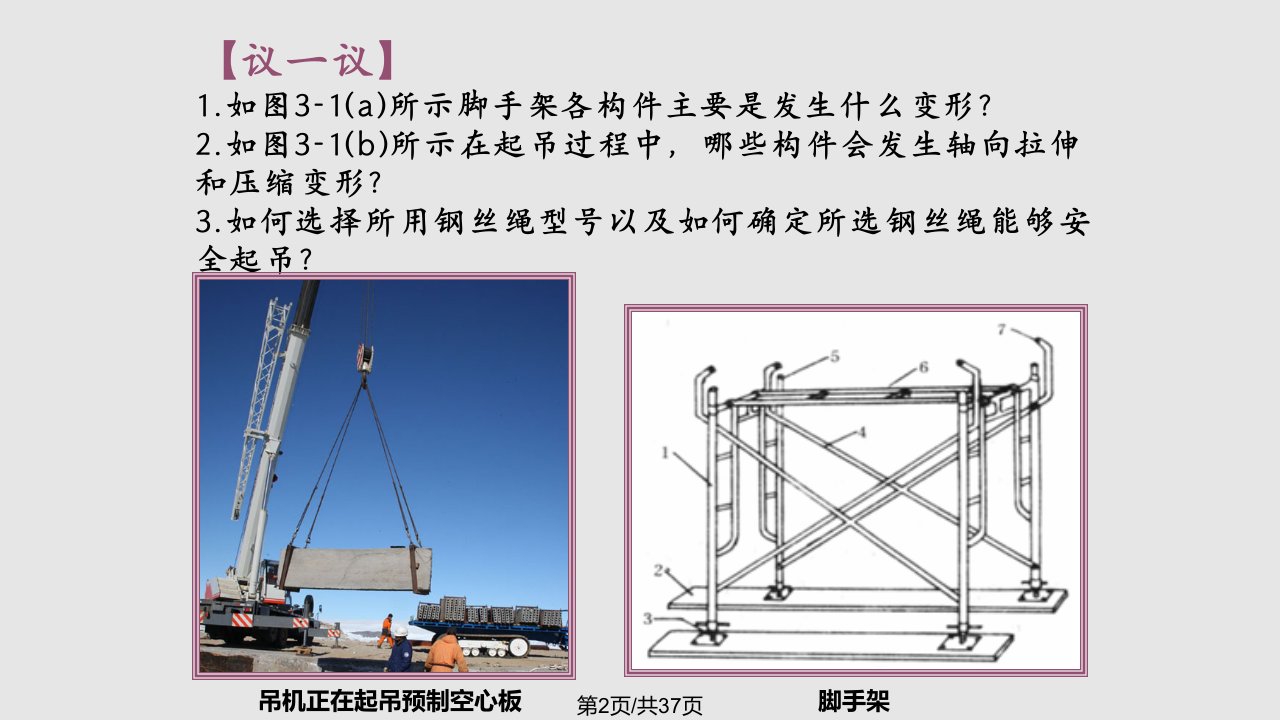 土木工程力学基础多学时三单元直杆轴向拉压