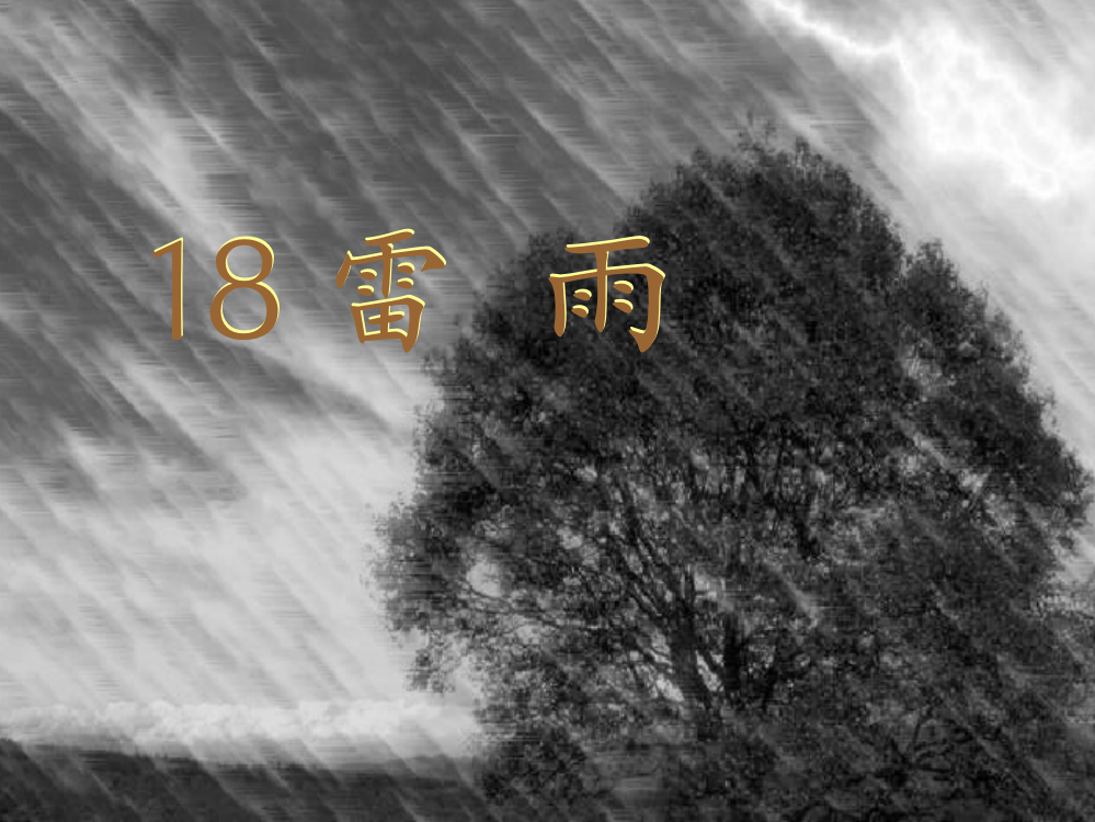 二级下语文课件-雷雨_人教新课标