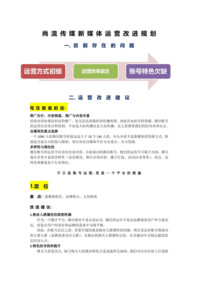 精品文档-新媒体运营规划