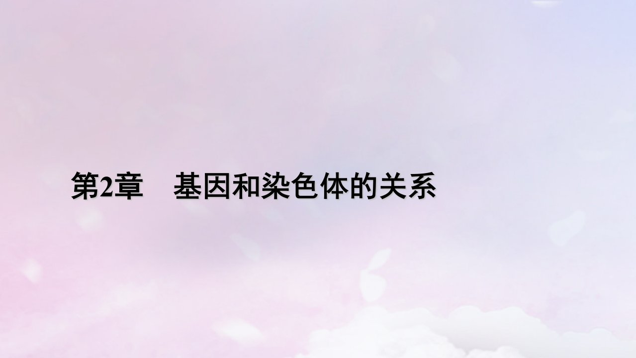 新教材适用2023_2024学年高中生物第2章基因和染色体的关系第3节伴性遗传课件新人教版必修2