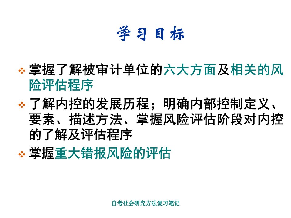 自考社会研究方法复习笔记课件