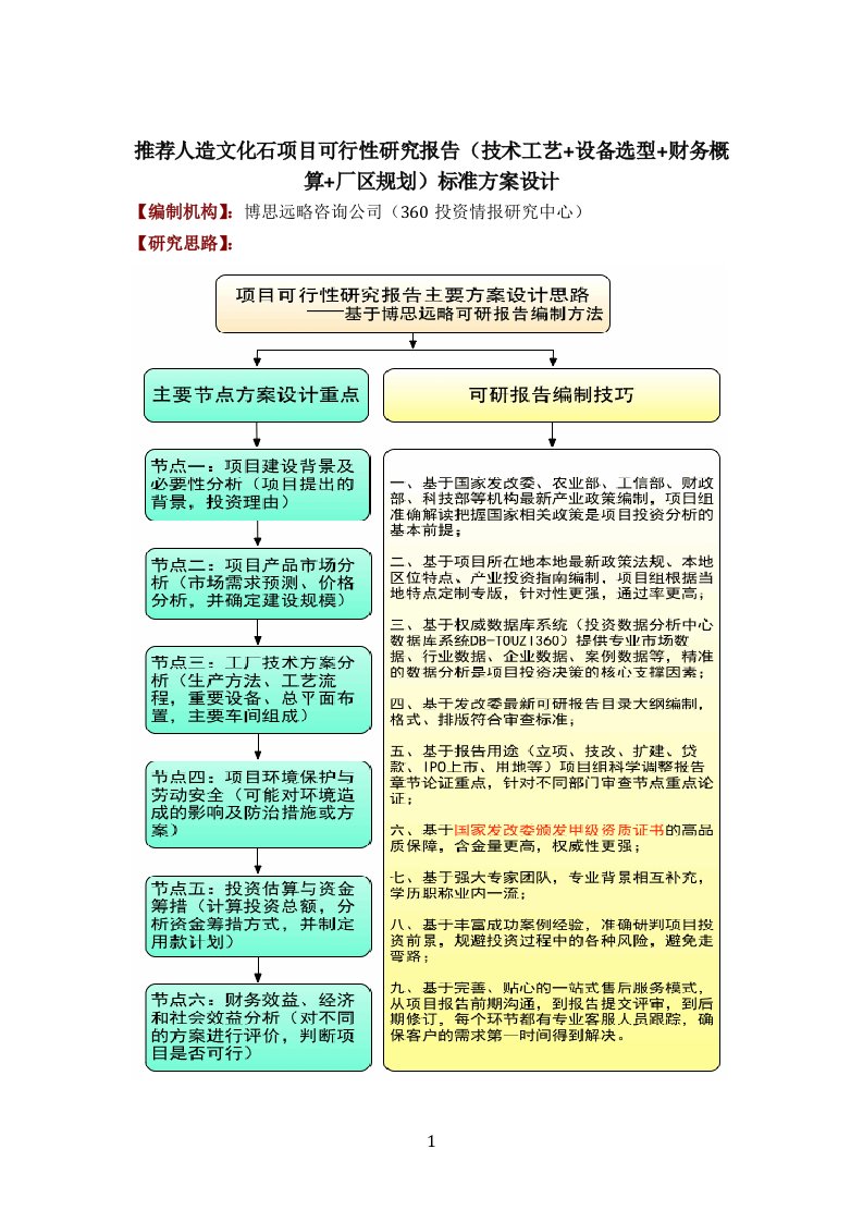 推荐人造文化石项目可行性研究报告(技术工艺