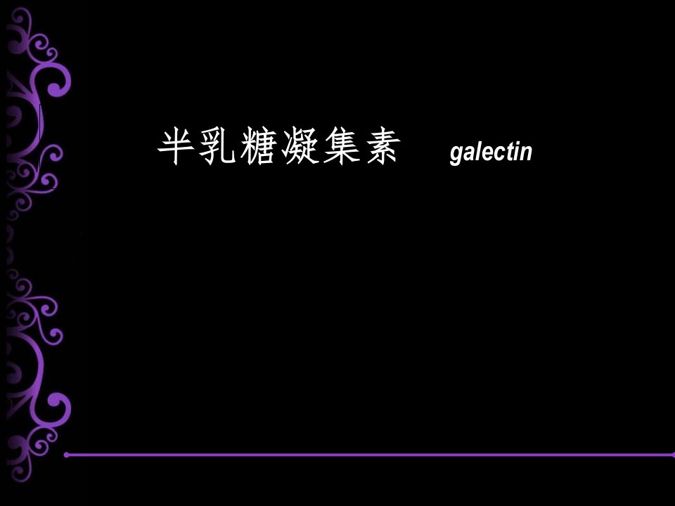 半乳糖凝集素ppt课件