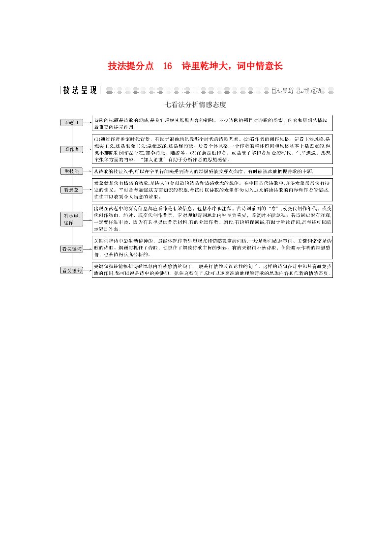 （江苏专用）2019高考语文二轮培优