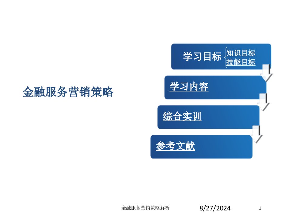 金融服务营销策略解析课件