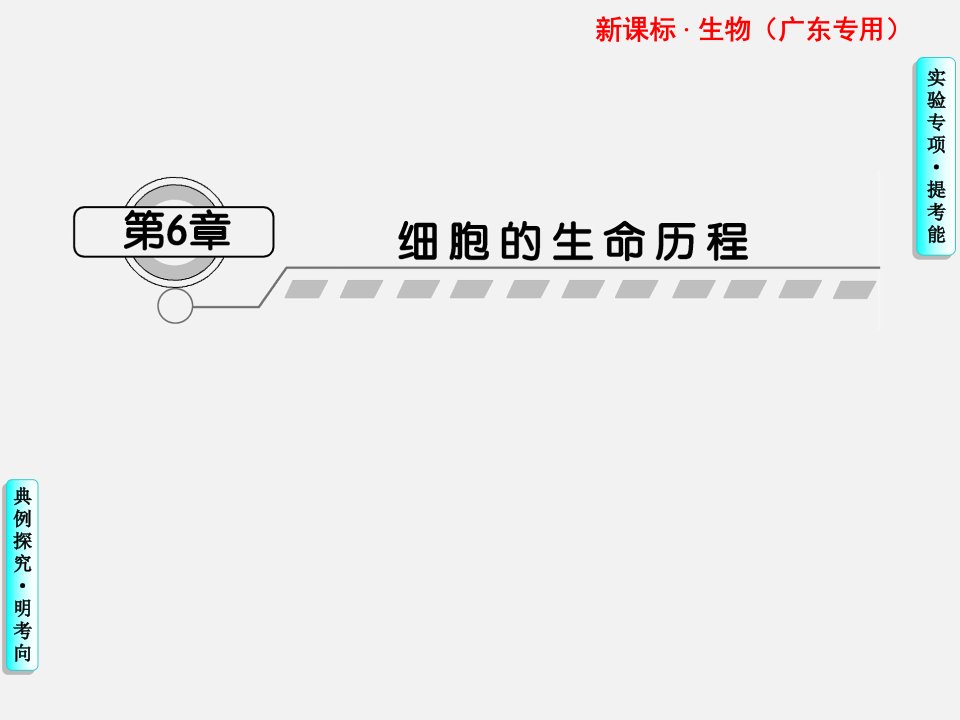 高三生物-专题复习-细胞的生命历程ppt课件
