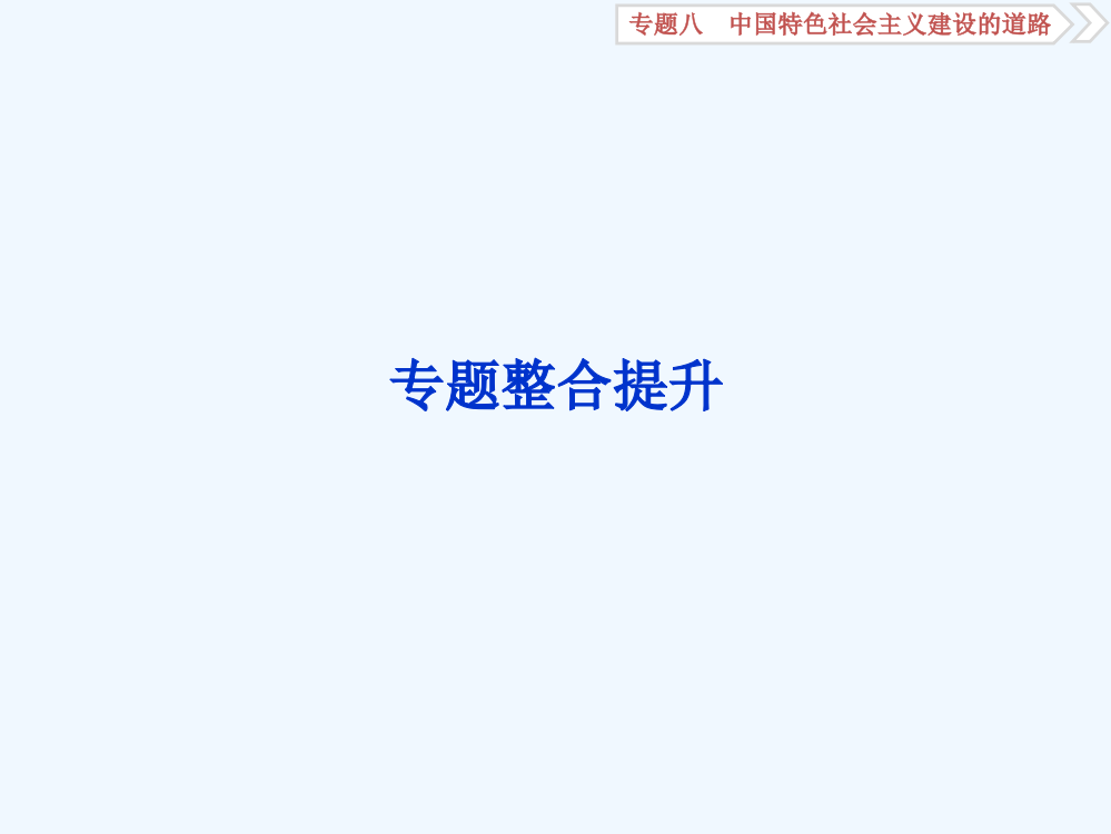 高三人教历史一轮复习课件：专题八