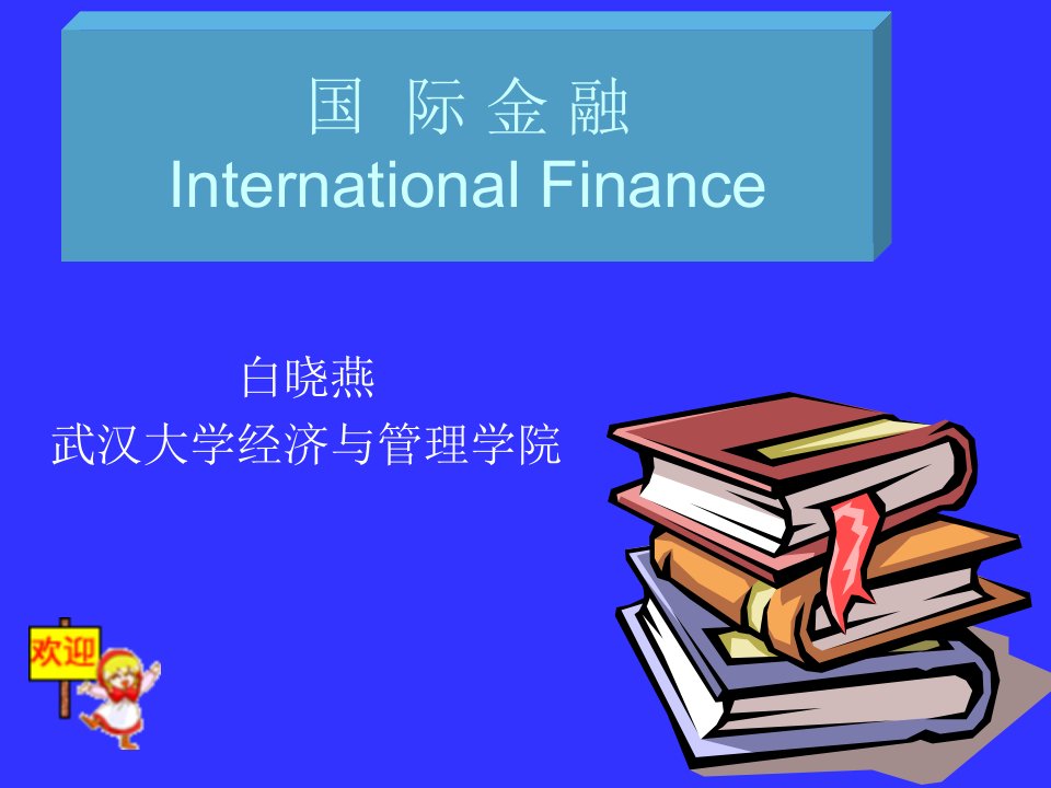 武汉大学金融辅修课件1