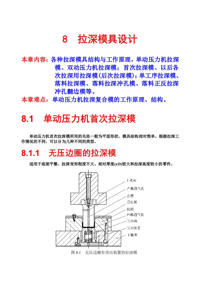 8拉深模具设计