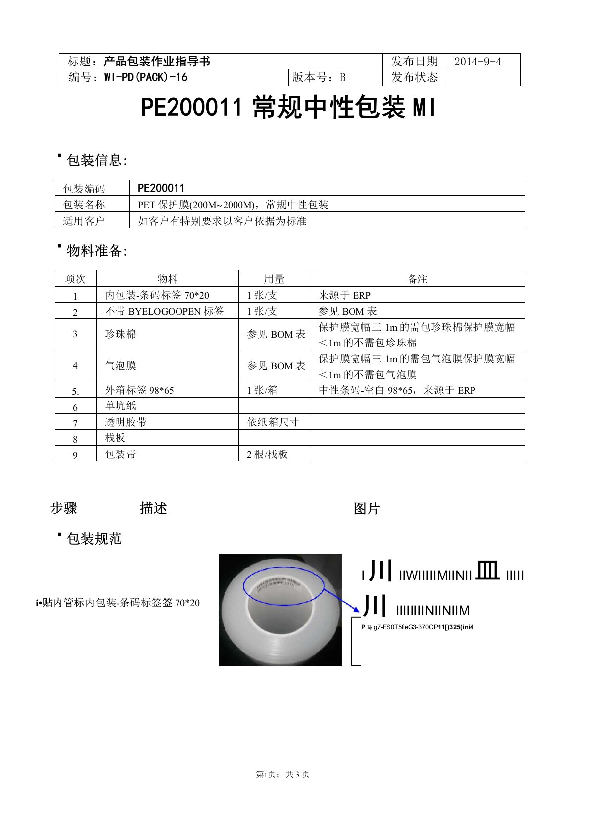 产品包装指引