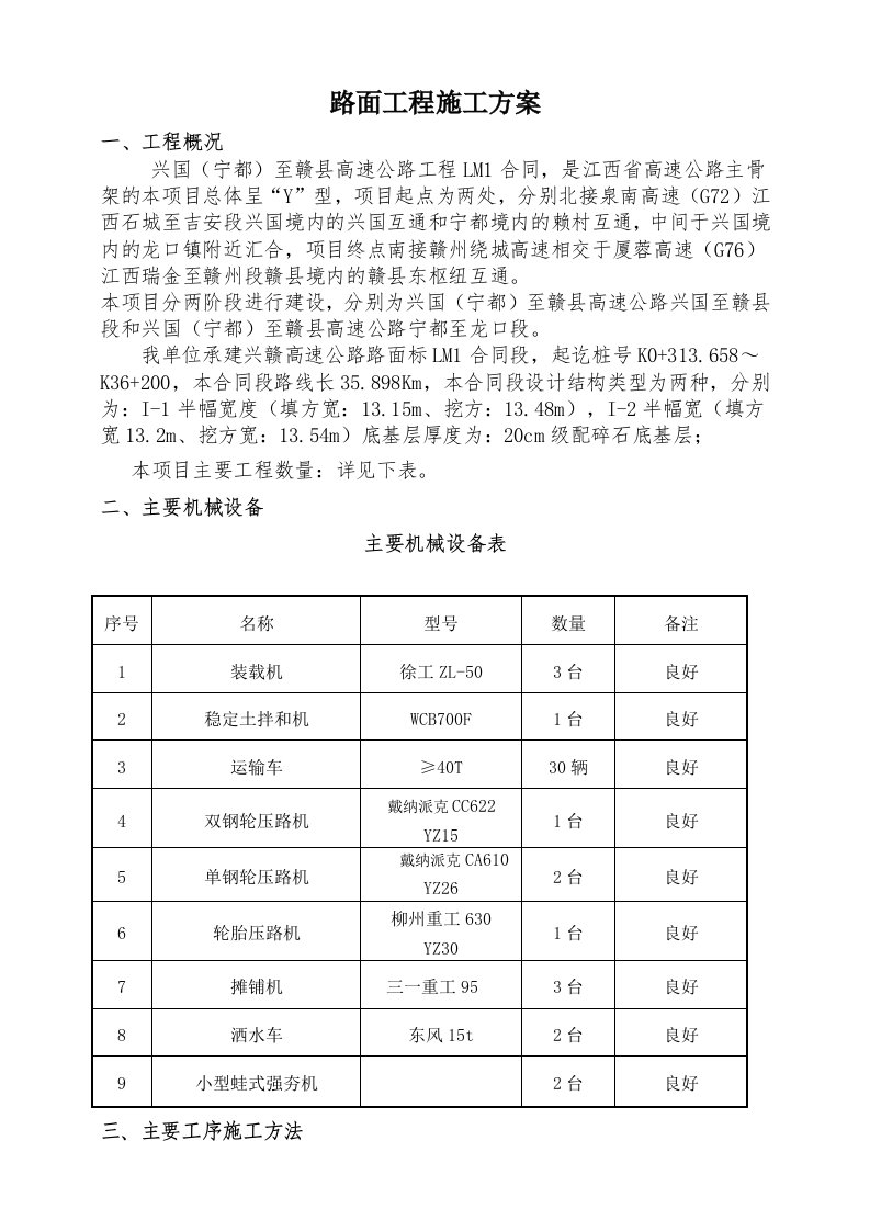 路面底基层施工方案解析