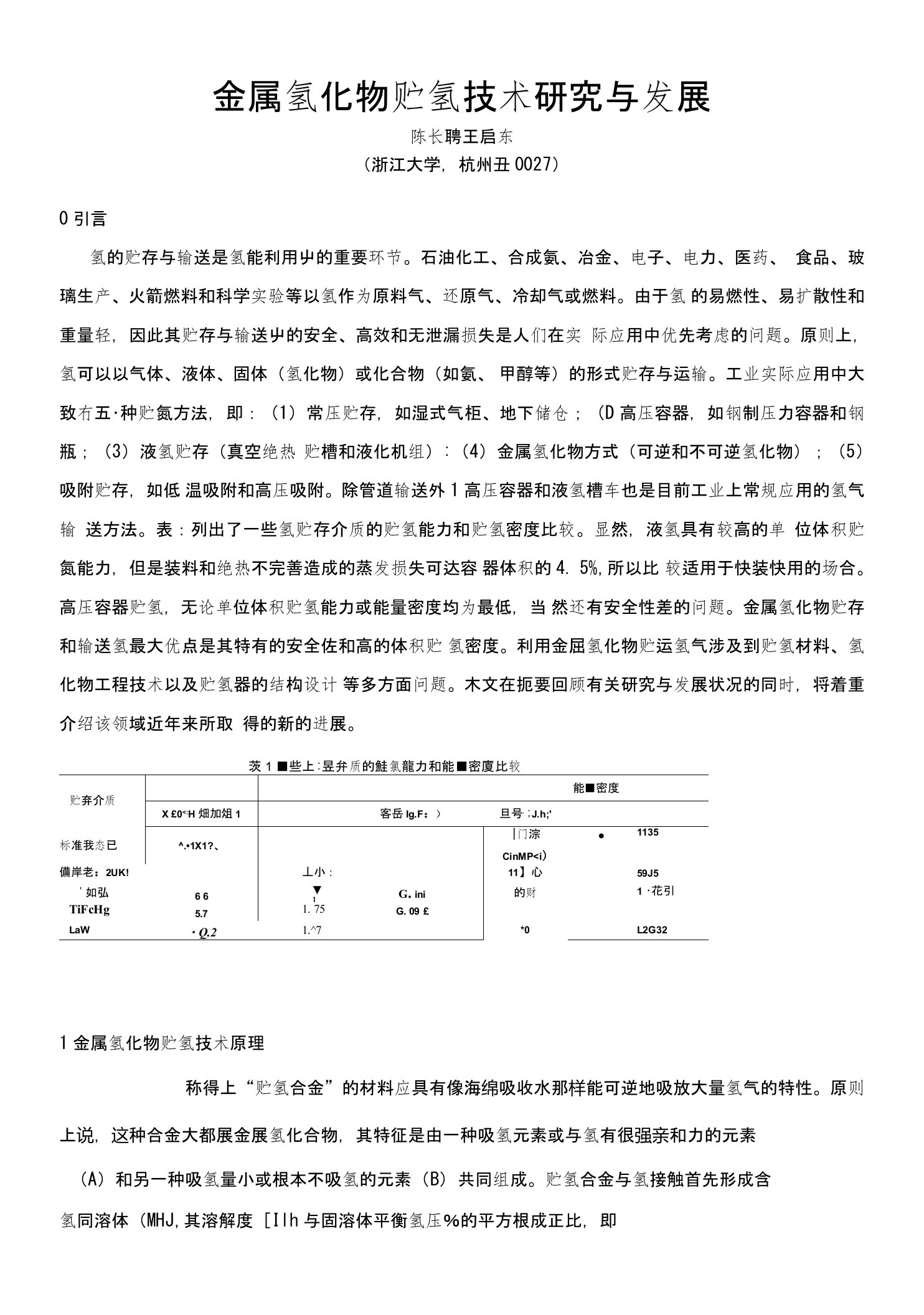 金属氢化物贮氢技术研究与发展