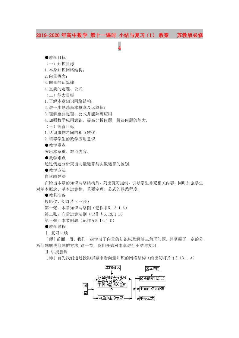 2019-2020年高中数学