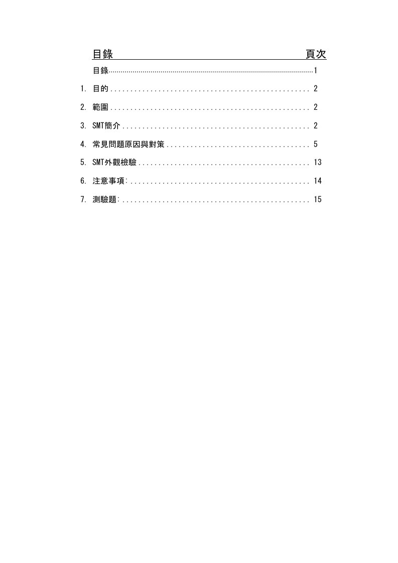 smt表面组装技术-SMT技术手册