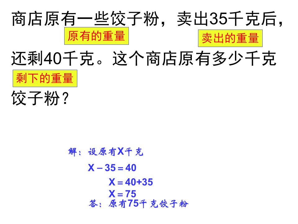 四年级数学下册列方程解应用题ppt课件