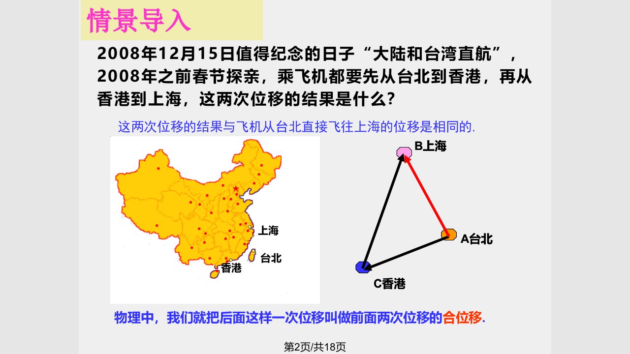 数学向量的加法北师大必修