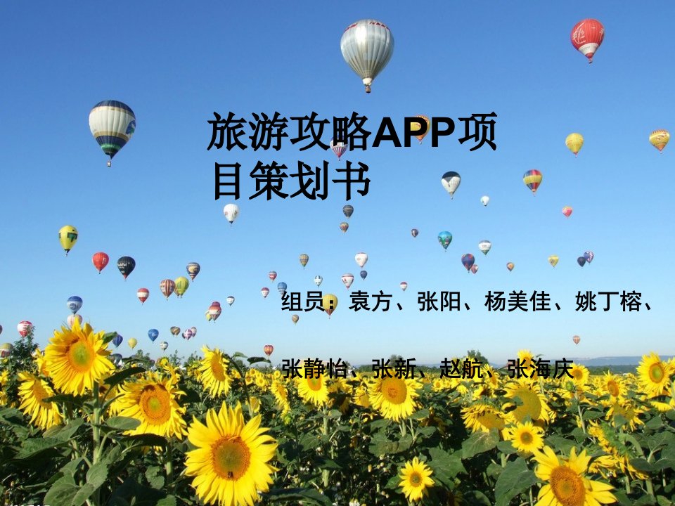 旅游攻略app策划书