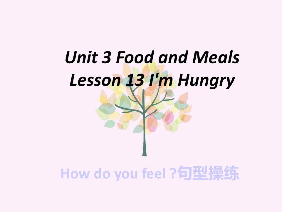 冀教版小学英语三年级下册Lesson-13-I-m-Hungry-公开课课件2