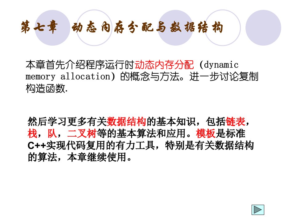 C++电子课件(中)第七章