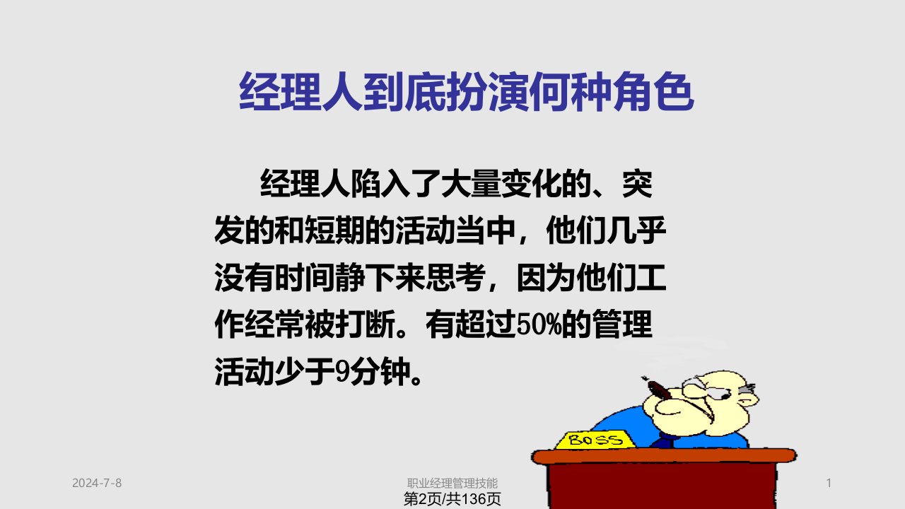 职业经理人十项管理技能训练