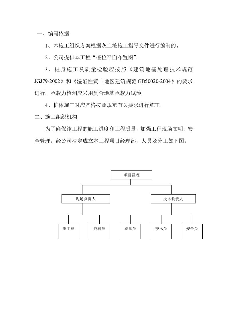 灰土桩施工工艺