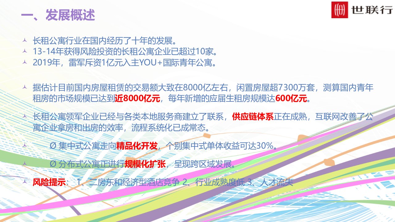 国内长租公寓市场调查报告共63张幻灯片