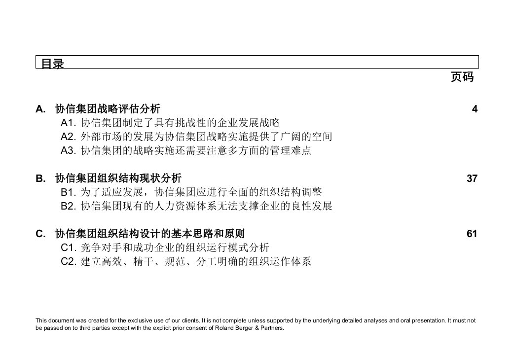 罗兰贝格--设计投资控股管理模式下的组织结构和管理体系[教材