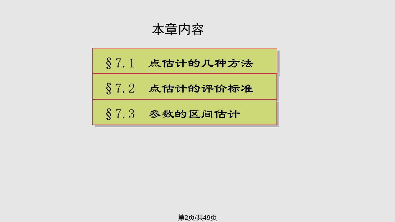 自考概率论参数估计