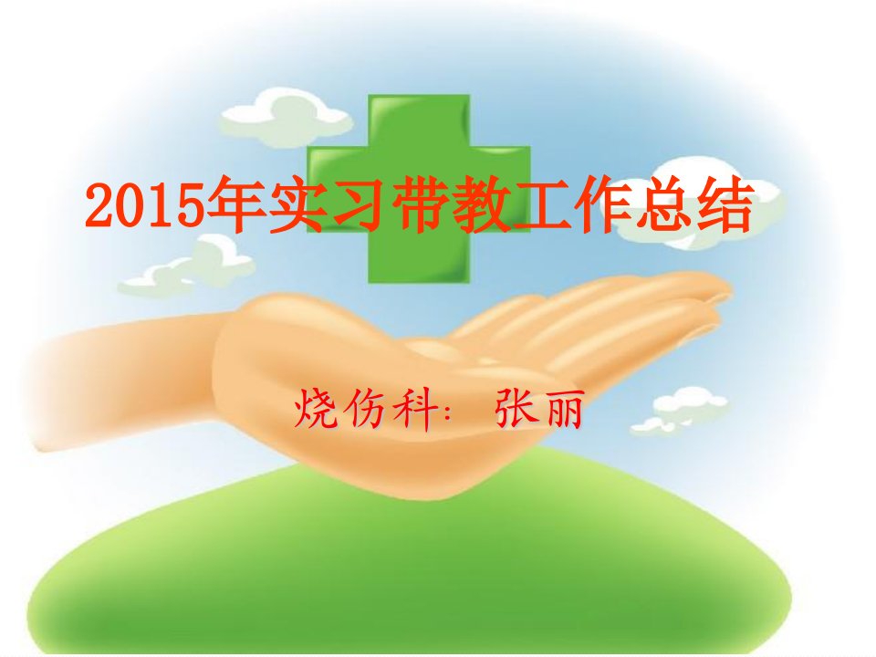 2015年实习带教工作总结