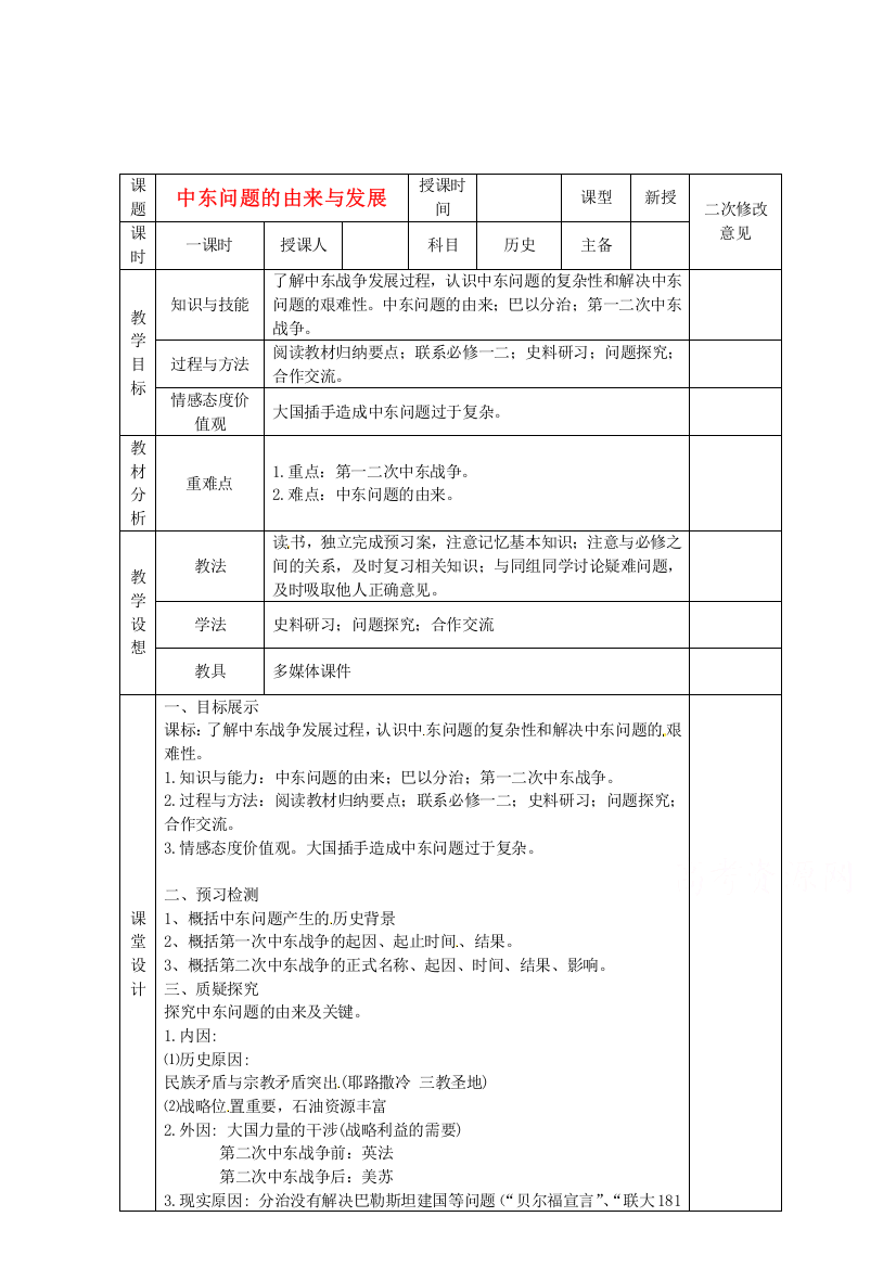 2015年高中历史