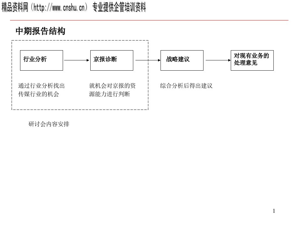 战略中期报告结构