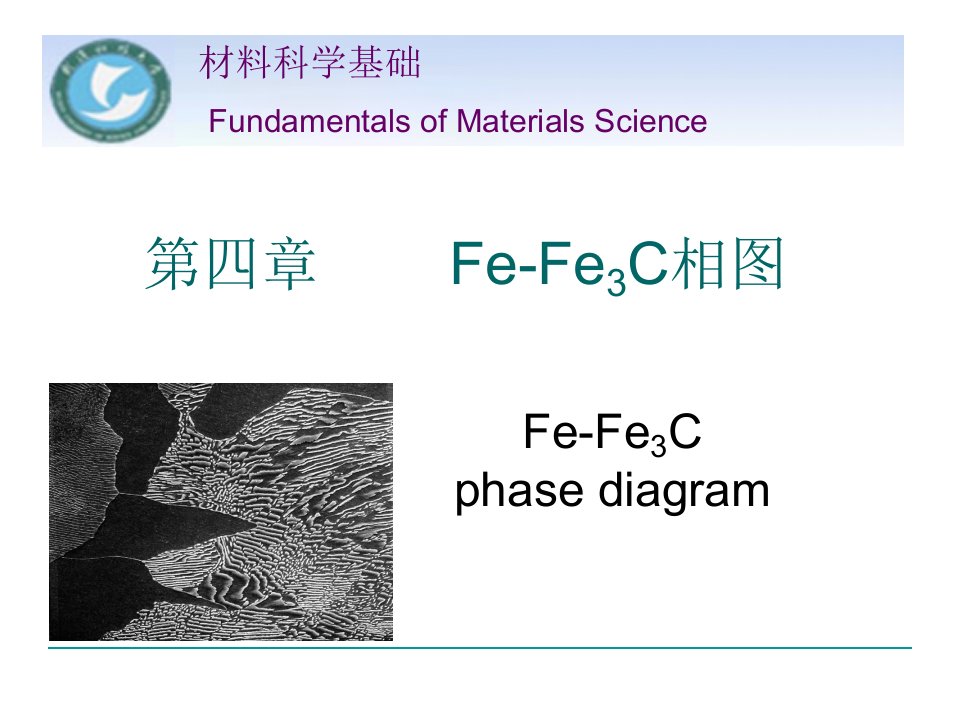 材料科学基础——铁碳相